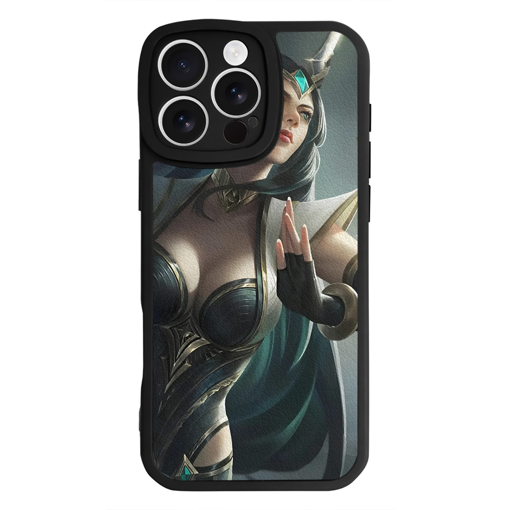 リーグ・オブ・レジェンド League of Legends LOL 【iPhone 16シリーズ対応】シリコンスマホケース（レザー調） 材質：シリコン